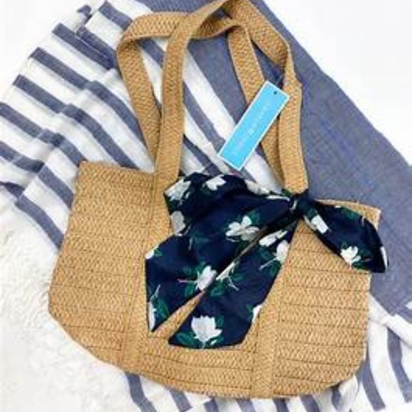 DRAPER JAMES EVERYDAY Straw tote bag - Picture 8 of 11